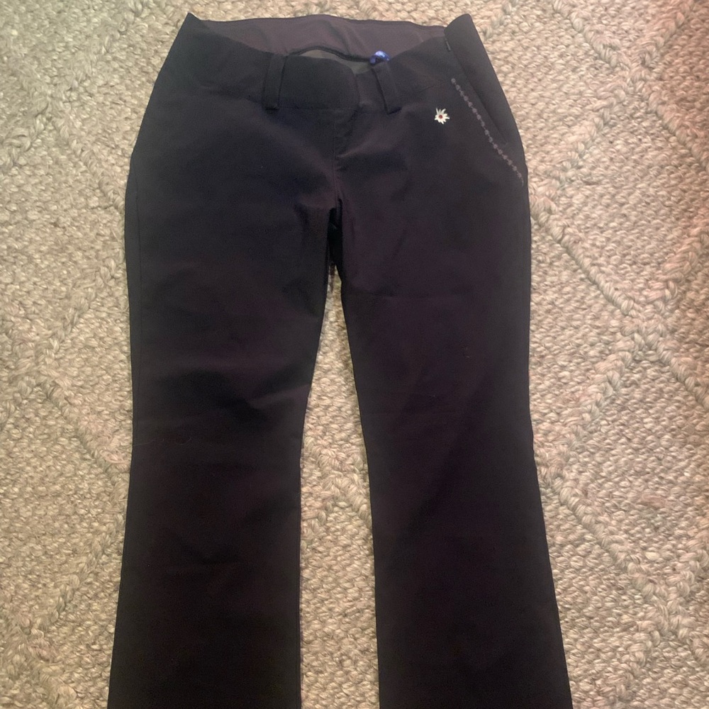 Alp-N-Rock Woman’s Pants in Black SZ 5 Hip Zipper MSRP$238 Wide Leg